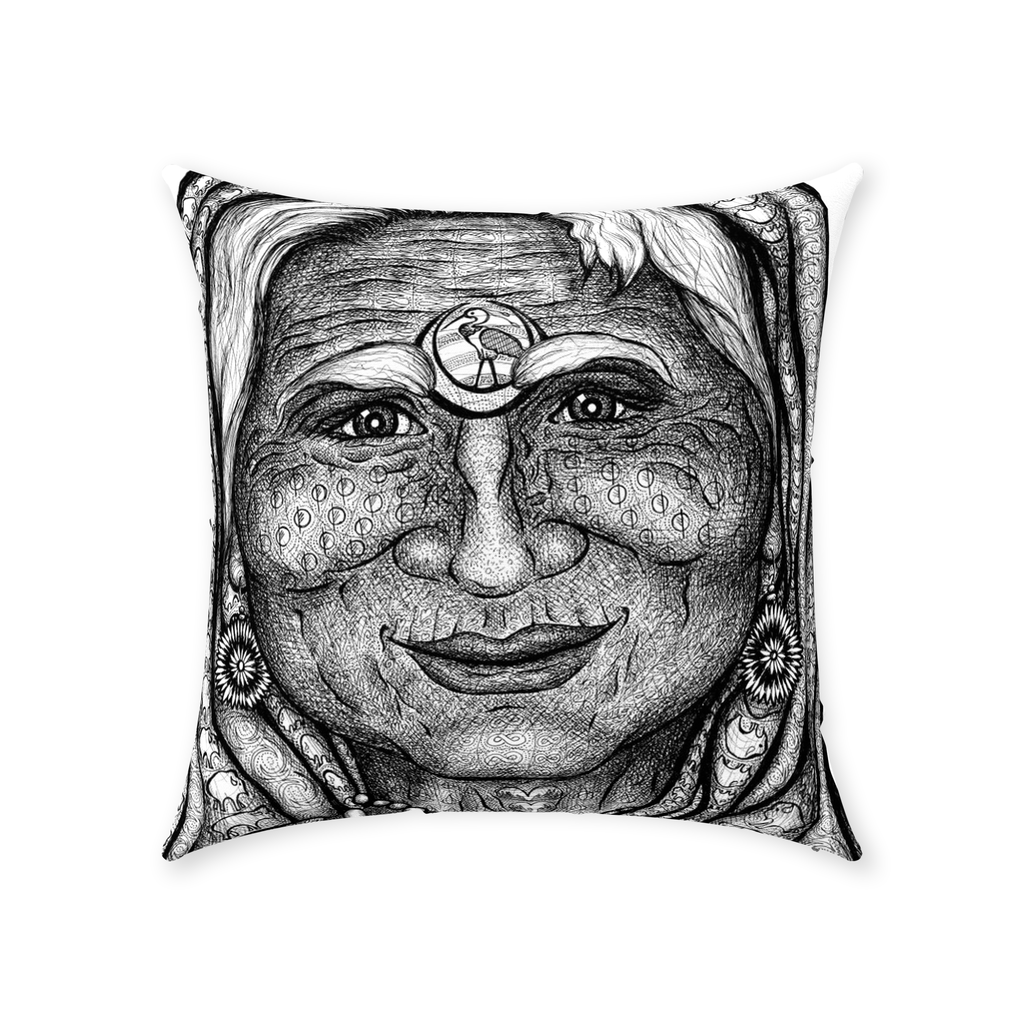 the-wisdom-keeper-of-synergy-communion-black-white-cotton-twill-pillow – Wisdom Keepers