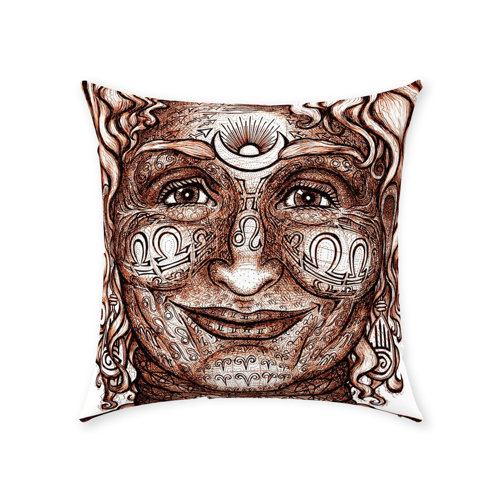 the-wisdom-keeper-of-intuition-brown-white-cotton-twill-pillow – Wisdom Keepers