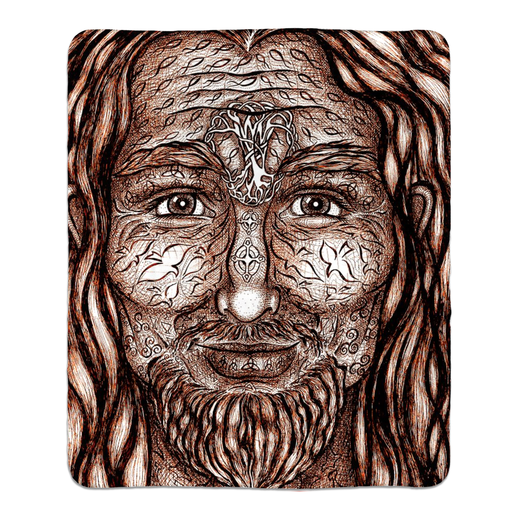 the-wisdom-keeper-of-authority-brown-white-fleece-sherpa-blanket – Wisdom Keepers