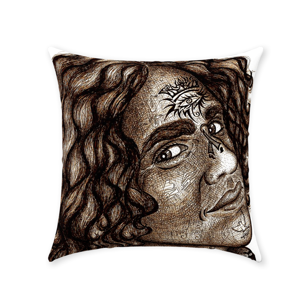 the-wisdom-keeper-of-enrichment-brown-white-cotton-twill-pillow – Wisdom Keepers