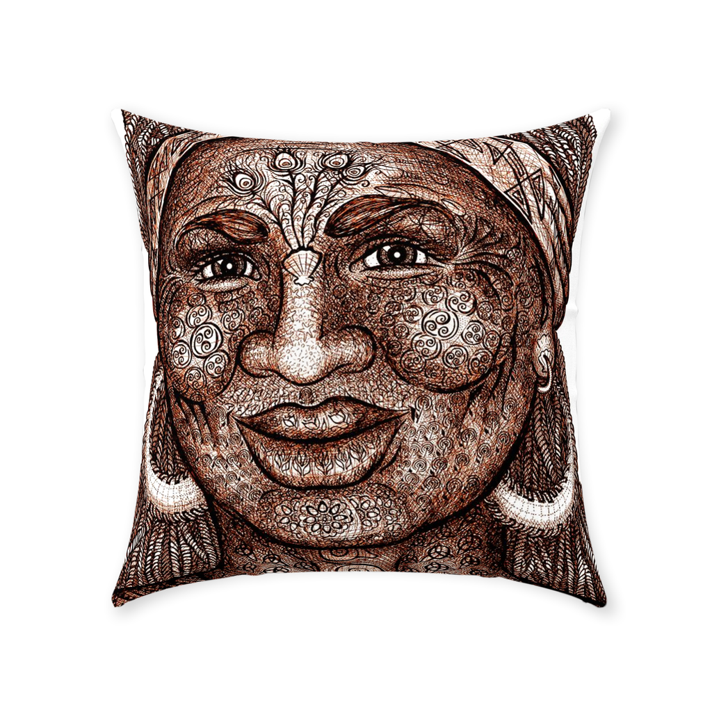 WK8_Brown_White_Cotton_Twill_Pillow-20x20