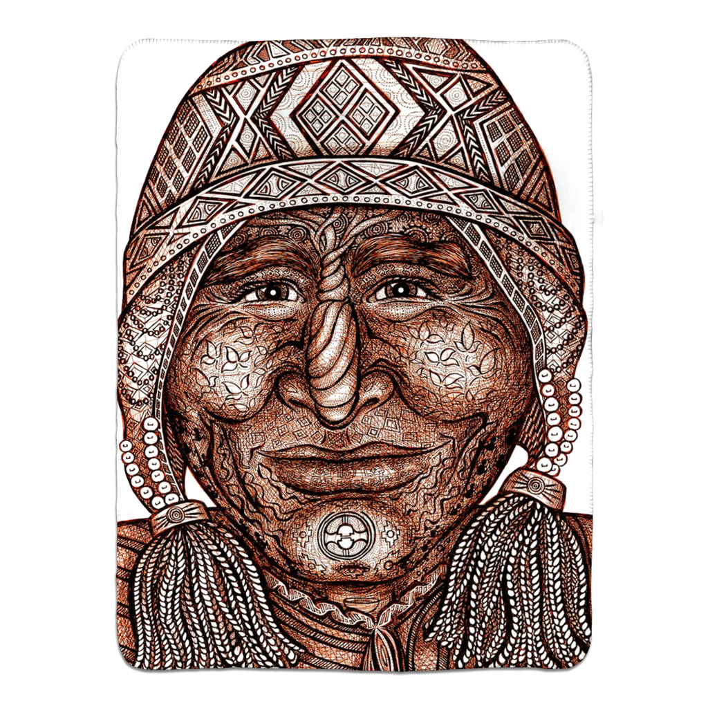 the-wisdom-keeper-of-preservation-brown-white-fleece-sherpa-blanket – Wisdom Keepers