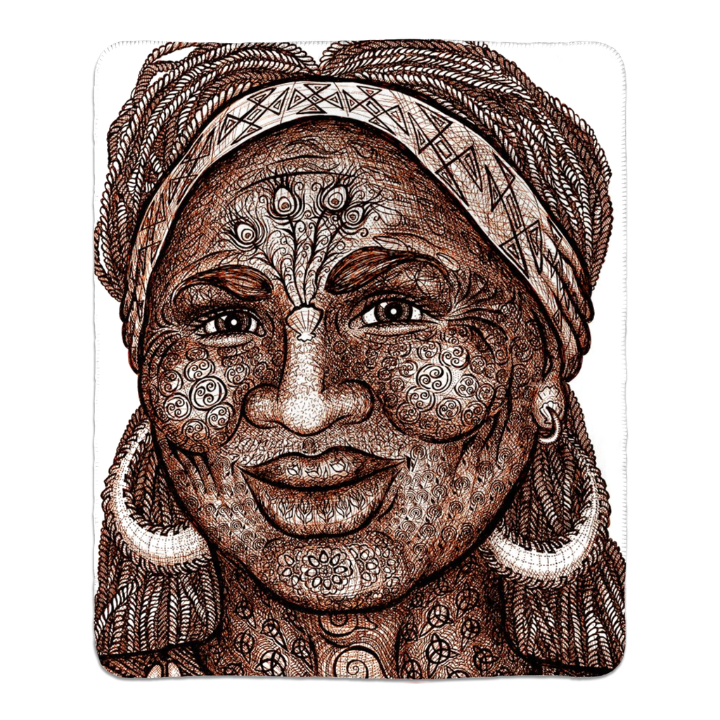 WK8_Brown_White_Fleece_Sherpa_Blanket-50x60