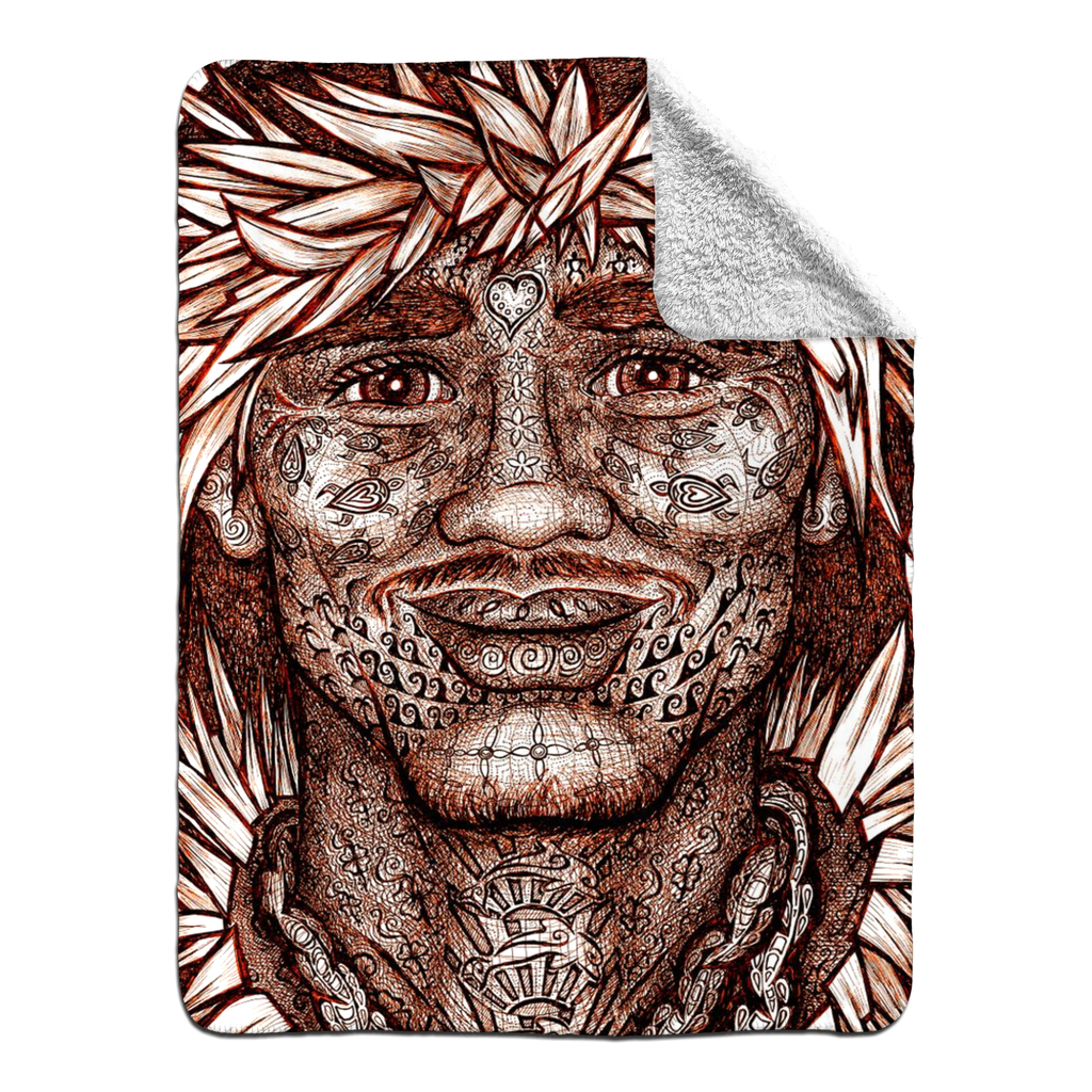 the-wisdom-keeper-of-vitality-brown-white-fleece-sherpa-blanket – Wisdom Keepers