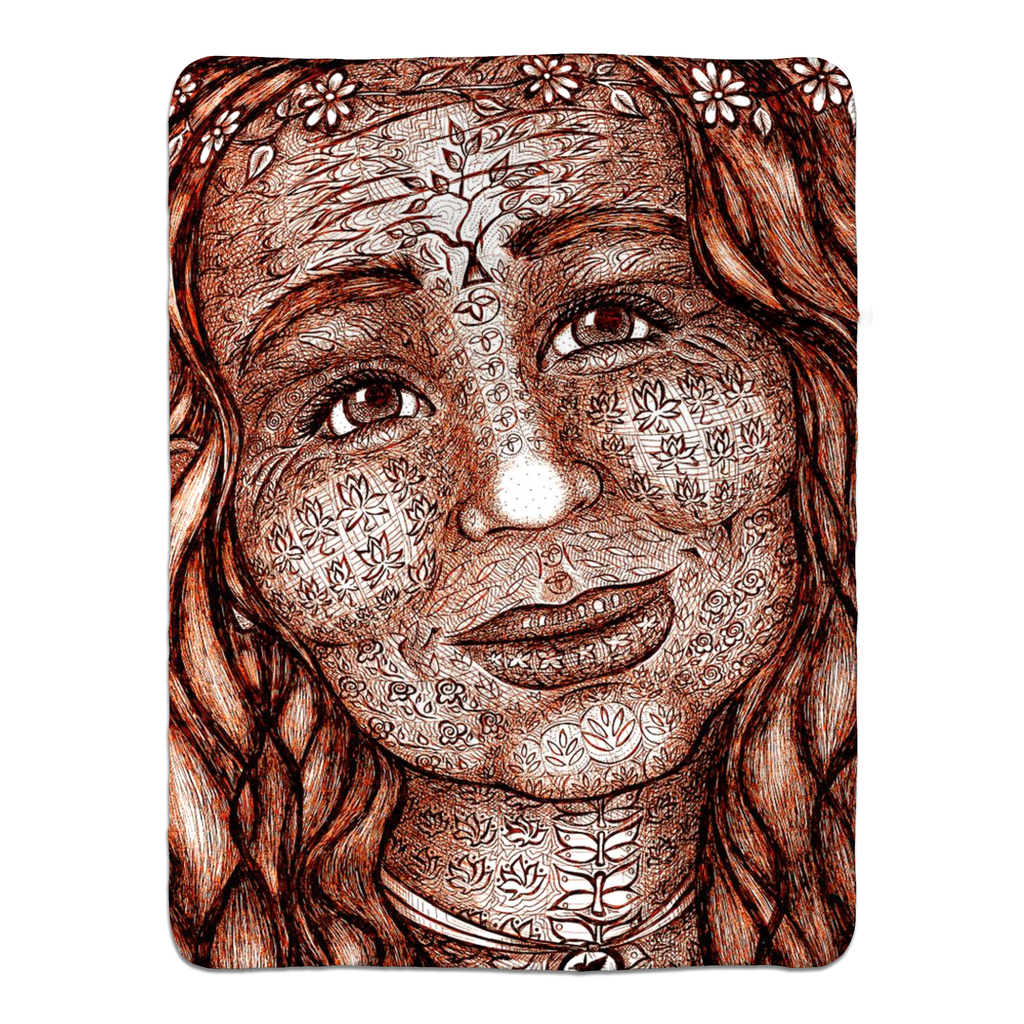 the-wisdom-keeper-of-imagination-brown-white-fleece-sherpa-blanket – Wisdom Keepers