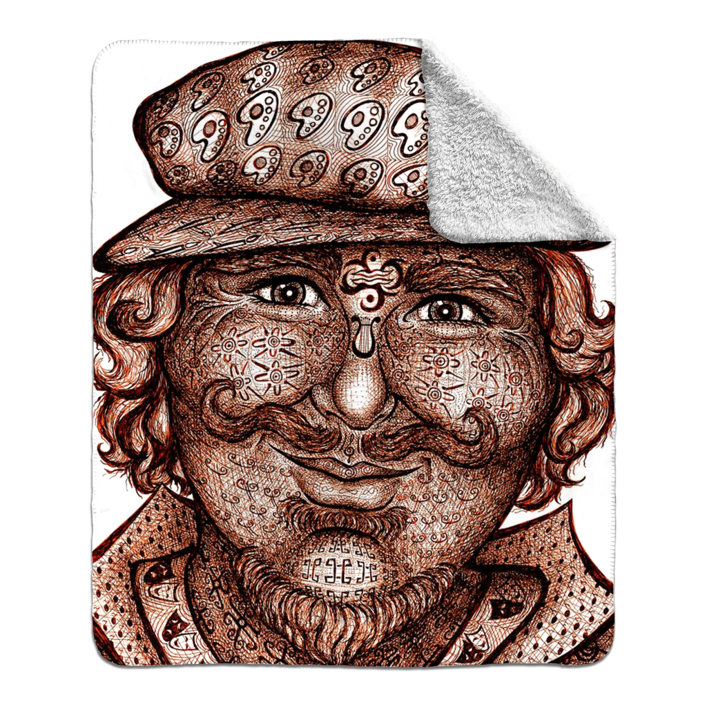 the-wisdom-keeper-of-artfulness-brown-white-fleece-sherpa-blanket – Wisdom Keepers