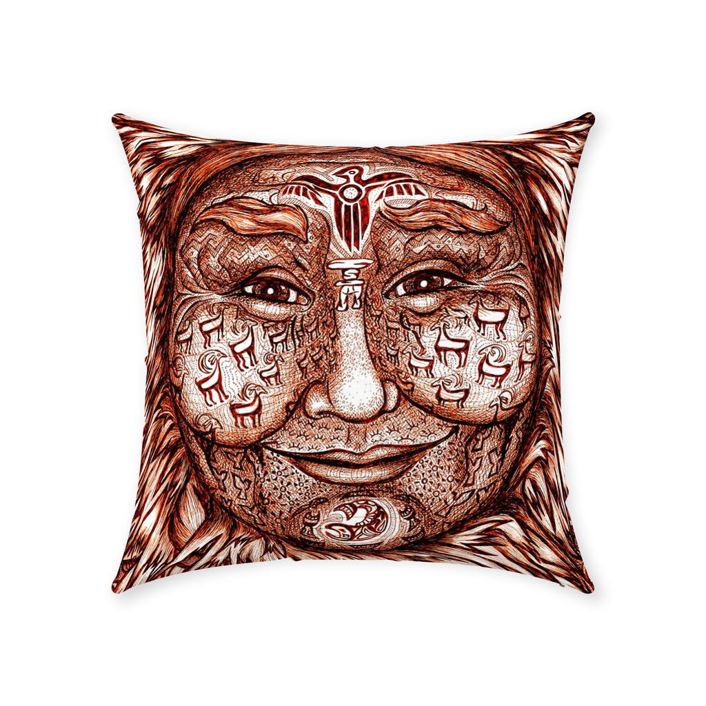 the-wisdom-keeper-of-expansion-superabundance-brown-white-cotton-twill-pillow – Wisdom Keepers