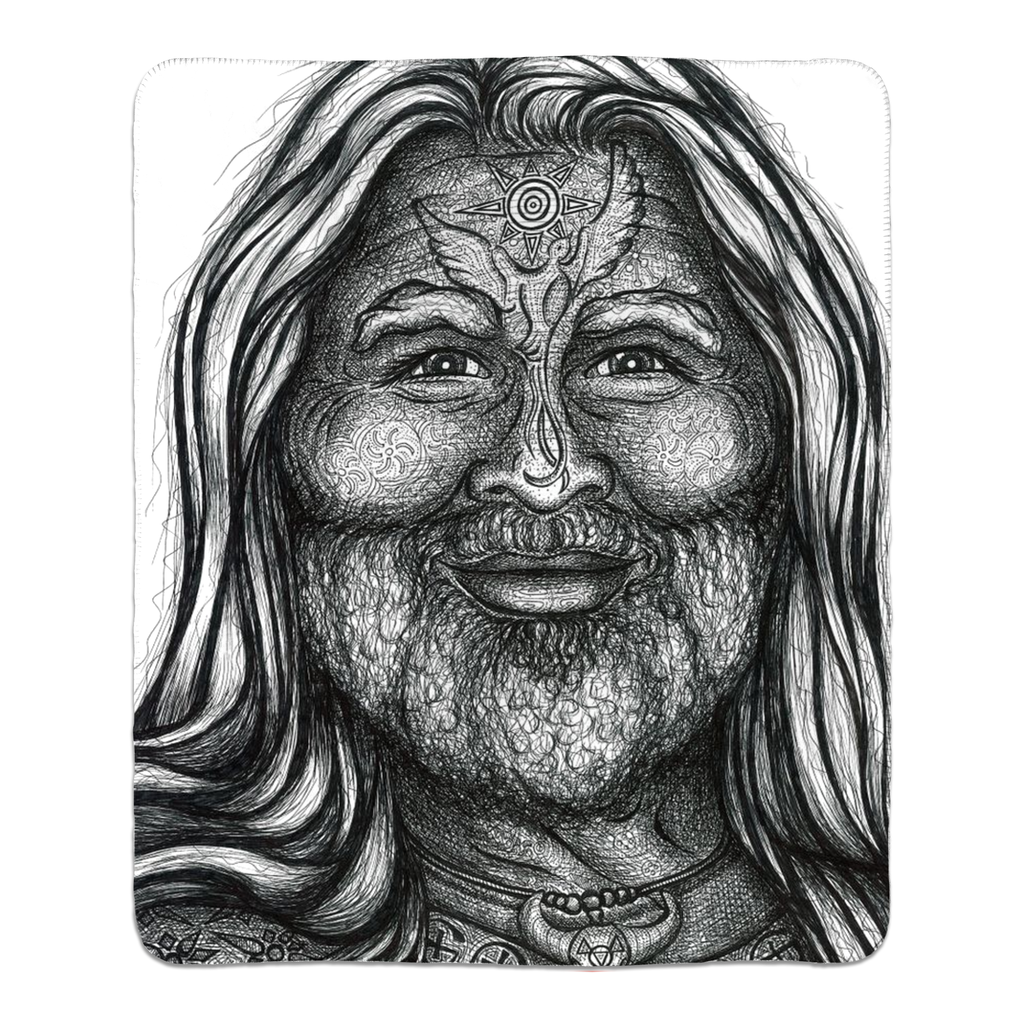 the-wisdom-keeper-of-adventure-black-white-fleece-sherpa-blanket – Wisdom Keepers