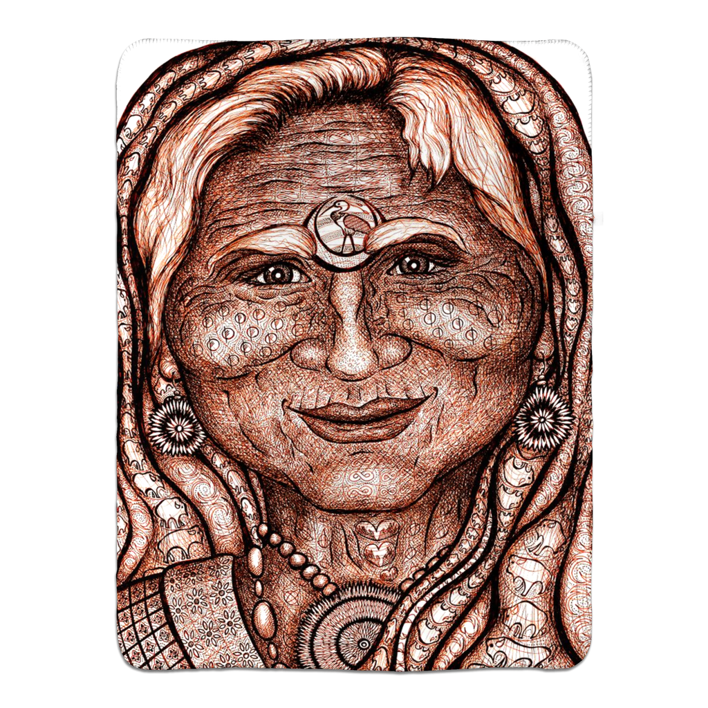 the-wisdom-keeper-of-synergy-communion-brown-white-fleece-sherpa-blanket – Wisdom Keepers