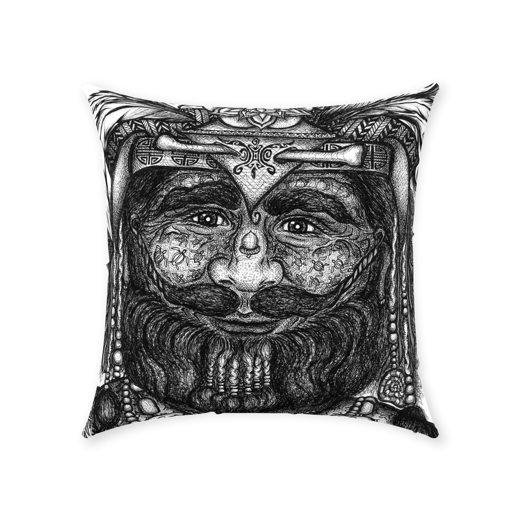 the-wisdom-keeper-of-competence-black-white-cotton-twill-pillow – Wisdom Keepers