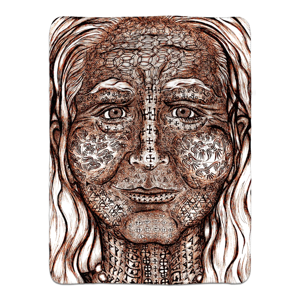 the-wisdom-keeper-of-transmutation-brown-white-fleece-sherpa-blanket – Wisdom Keepers