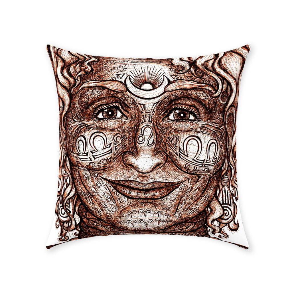 the-wisdom-keeper-of-intuition-brown-white-cotton-twill-pillow – Wisdom Keepers