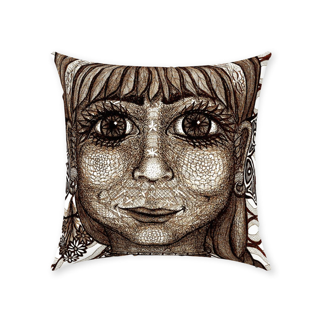 the-wisdom-keeper-of-innovation-innocence-brown-white-cotton-twill-pillow – Wisdom Keepers