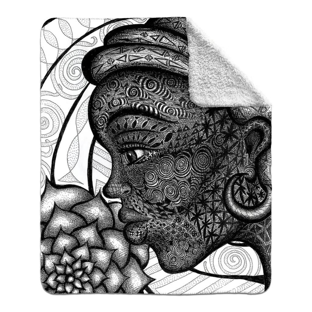 the-wisdom-keeper-of-simplicity-black-white-fleece-sherpa-blanket – Wisdom Keepers