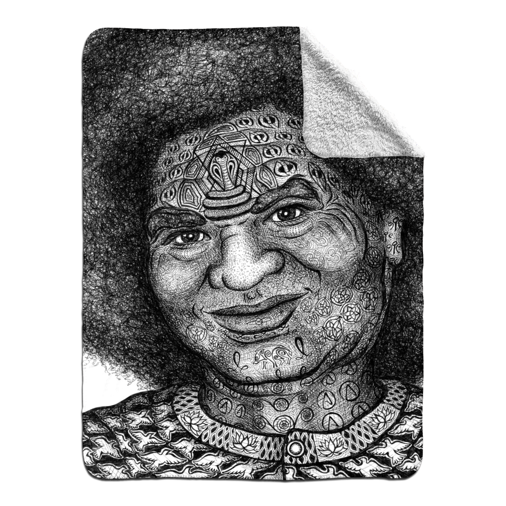 the-wisdom-keeper-of-aspiration-black-white-fleece-sherpa-blanket – Wisdom Keepers