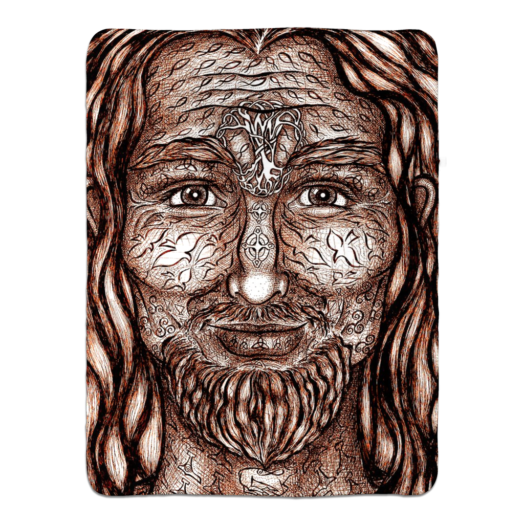 the-wisdom-keeper-of-authority-brown-white-fleece-sherpa-blanket – Wisdom Keepers