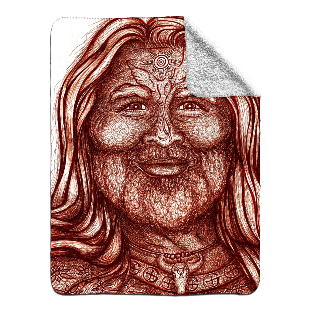 the-wisdom-keeper-of-adventure-brown-white-fleece-sherpa-blanket – Wisdom Keepers