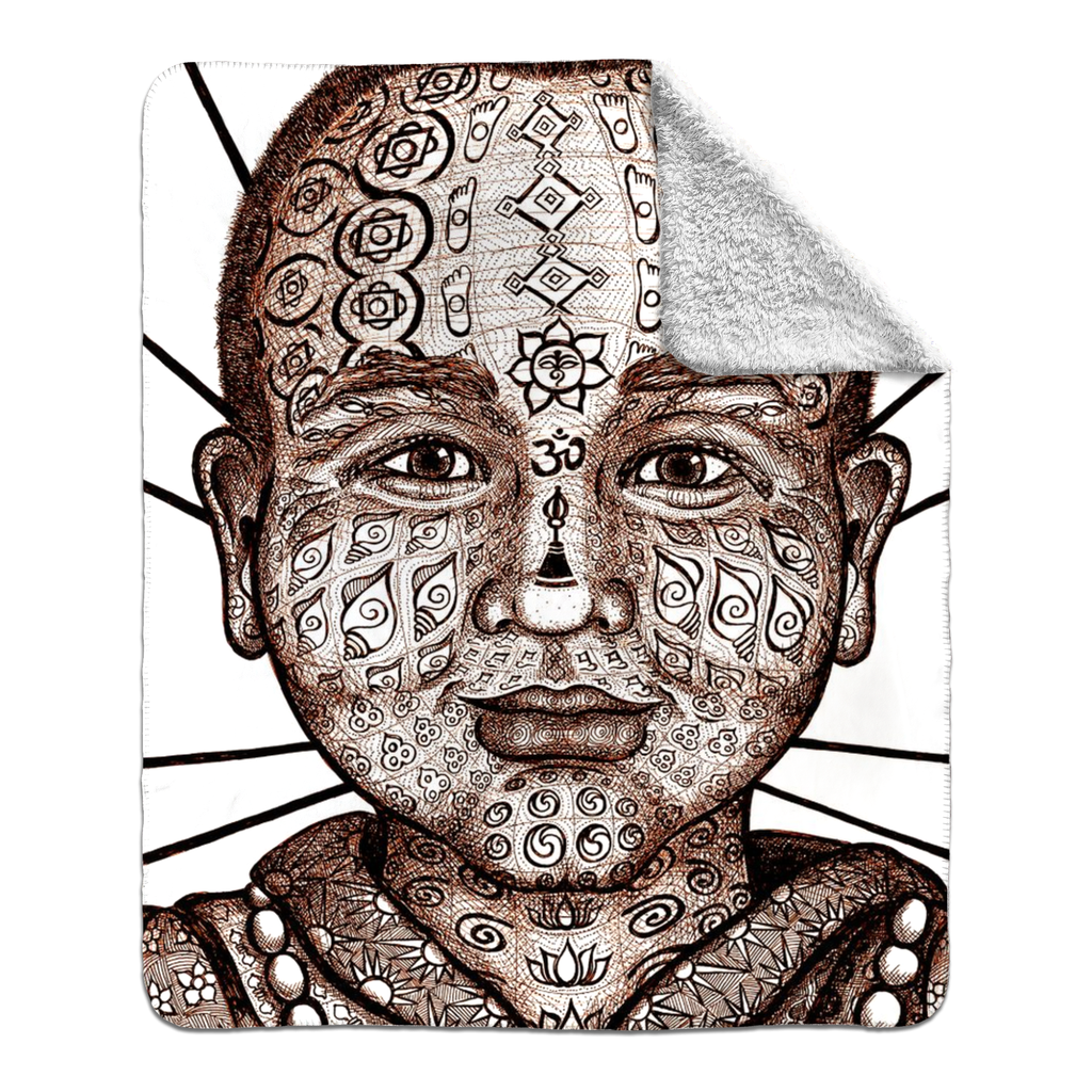 the-wisdom-keeper-of-initiative-awakening-brown-white-fleece-sherpa-blanket – Wisdom Keepers