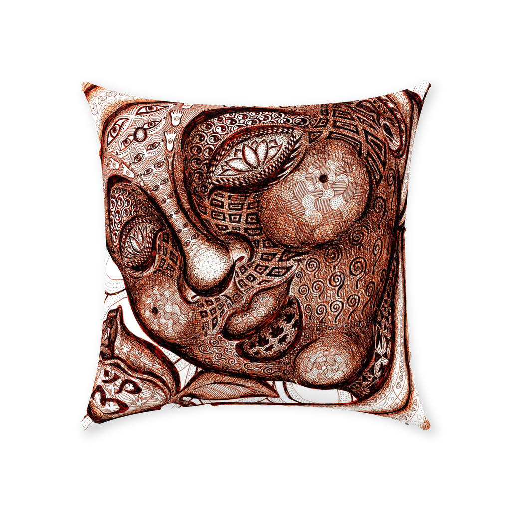 the-wisdom-keeper-of-totality-brown-white-cotton-twill-pillow – Wisdom Keepers