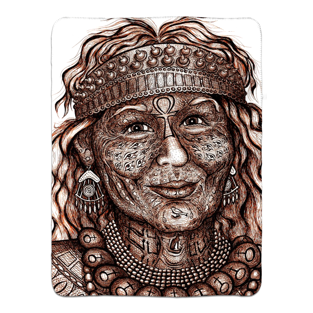the-wisdom-keeper-of-anticipation-emanation-brown-white-fleece-sherpa-blanket – Wisdom Keepers