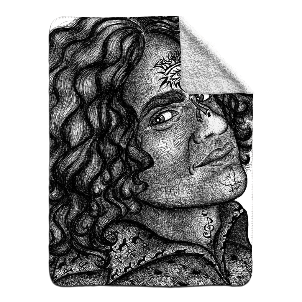 the-wisdom-keeper-of-enrichment-black-white-fleece-sherpa-blanket – Wisdom Keepers