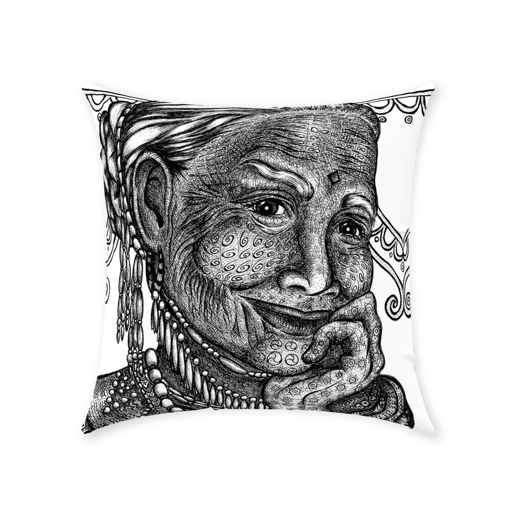 the-wisdom-keeper-of-understanding-forgiveness-black-white-cotton-twill-pillow – Wisdom Keepers