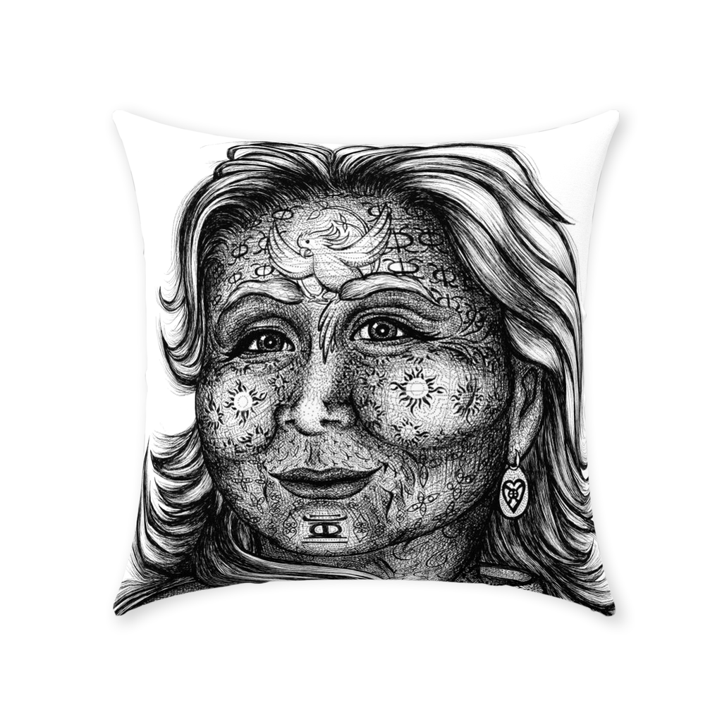 the-wisdom-keeper-of-commitment-devotion-black-white-cotton-twill-pillow – Wisdom Keepers