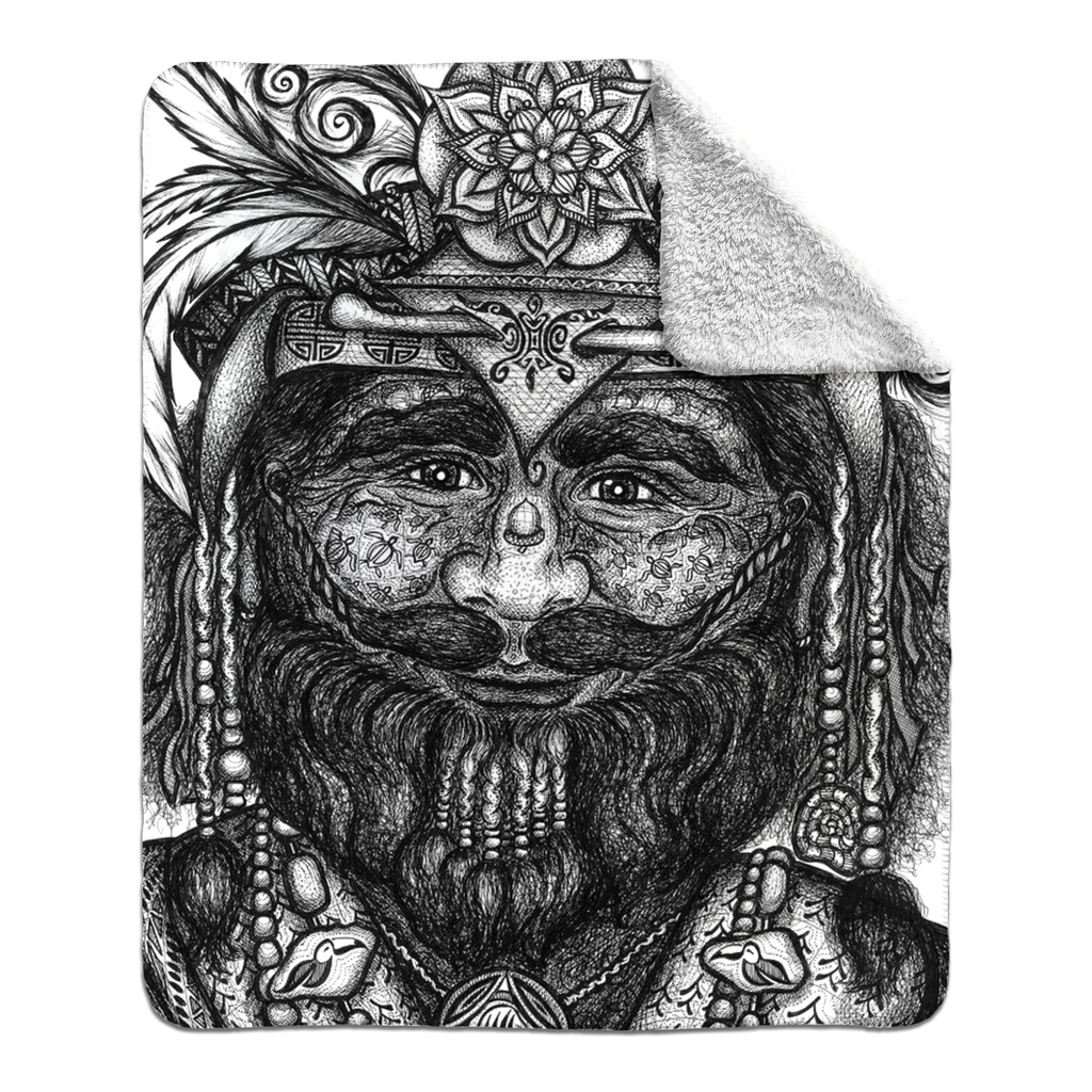 the-wisdom-keeper-of-competence-black-white-fleece-sherpa-blanket – Wisdom Keepers