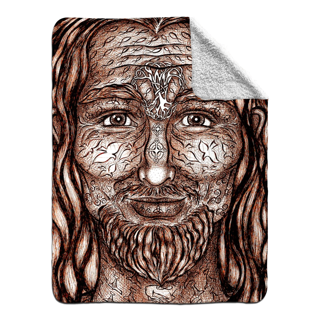 the-wisdom-keeper-of-authority-brown-white-fleece-sherpa-blanket – Wisdom Keepers