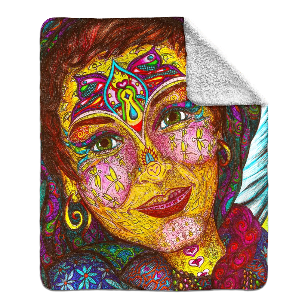 the-wisdom-keeper-of-peaceful-revolution-full-color-fleece-sherpa-blanket – Wisdom Keepers