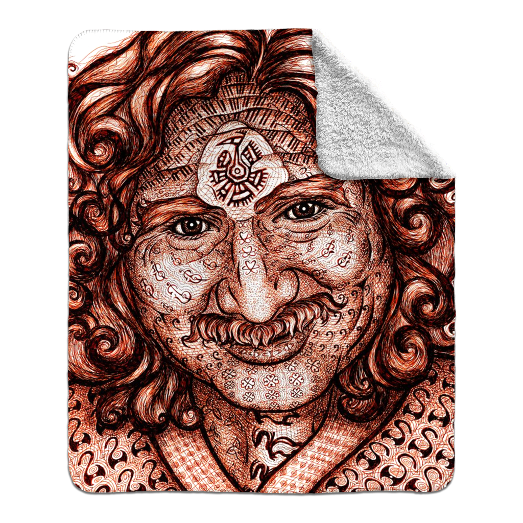 the-wisdom-keeper-of-self-assurance-brown-white-fleece-sherpa-blanket – Wisdom Keepers