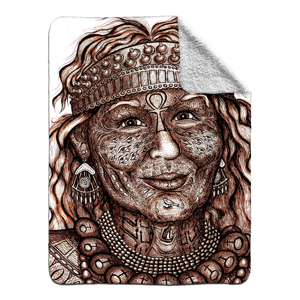 the-wisdom-keeper-of-anticipation-emanation-brown-white-fleece-sherpa-blanket – Wisdom Keepers