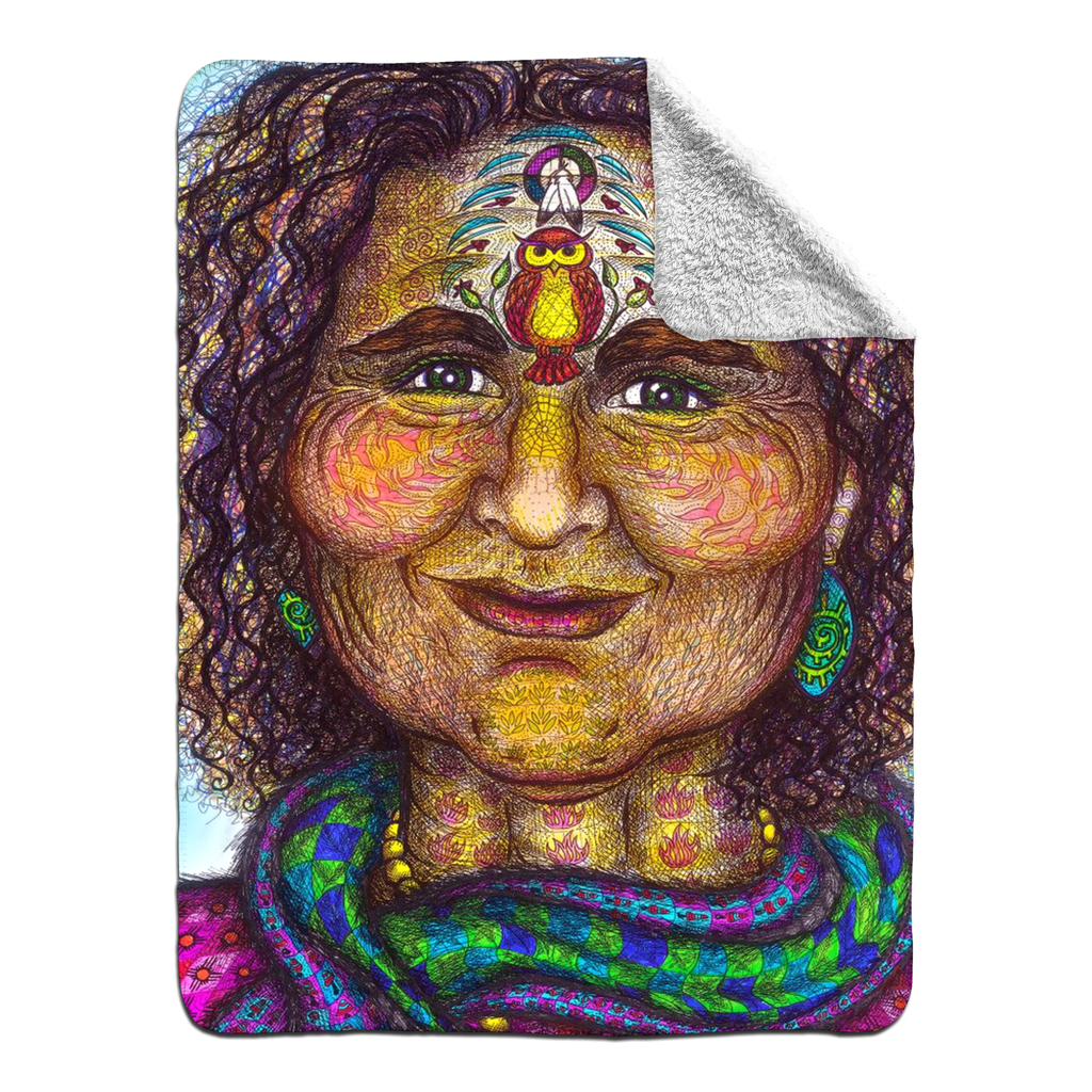 the-wisdom-keeper-of-resourcefulness-wisdom-full-color-fleece-sherpa-blanket – Wisdom Keepers