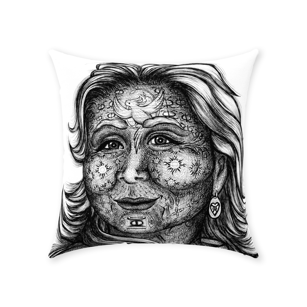 the-wisdom-keeper-of-commitment-devotion-black-white-cotton-twill-pillow – Wisdom Keepers