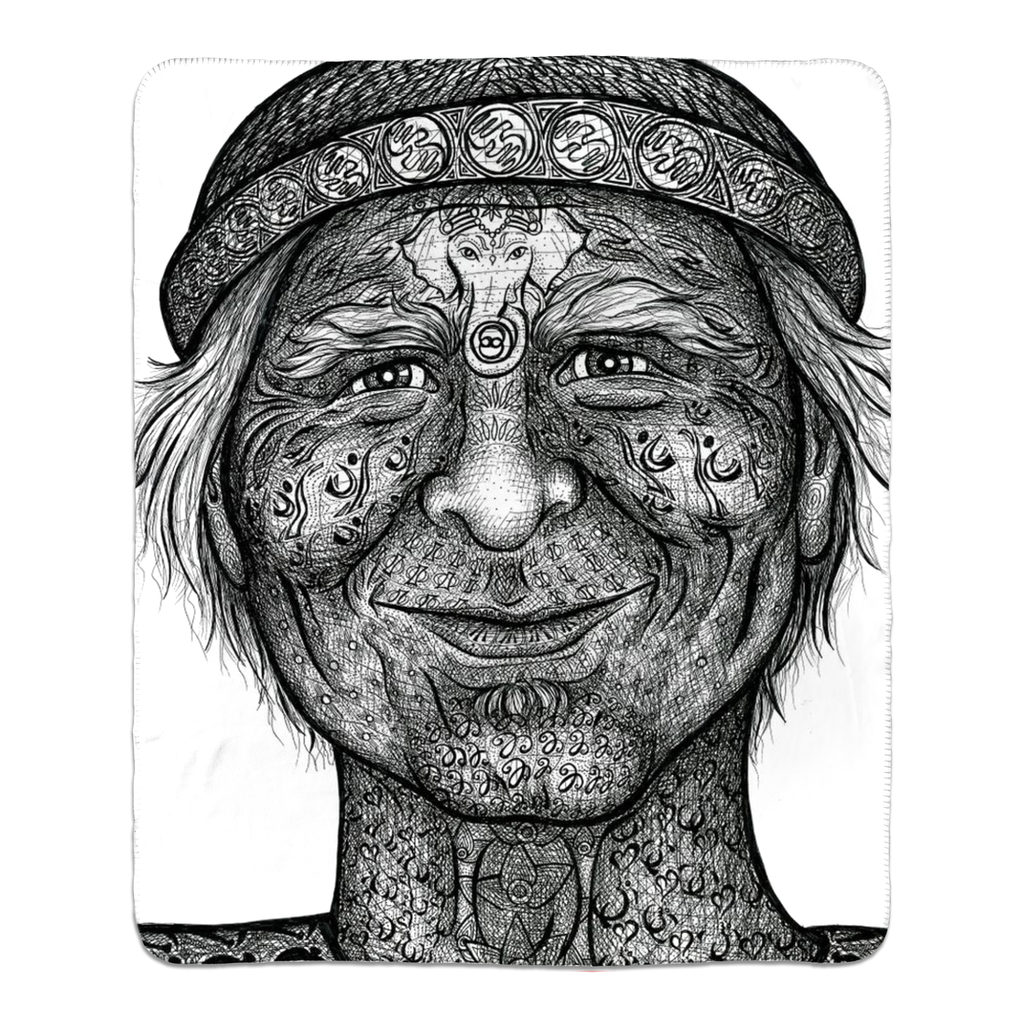 the-wisdom-keeper-of-inquiry-truth-black-white-fleece-sherpa-blanket – Wisdom Keepers