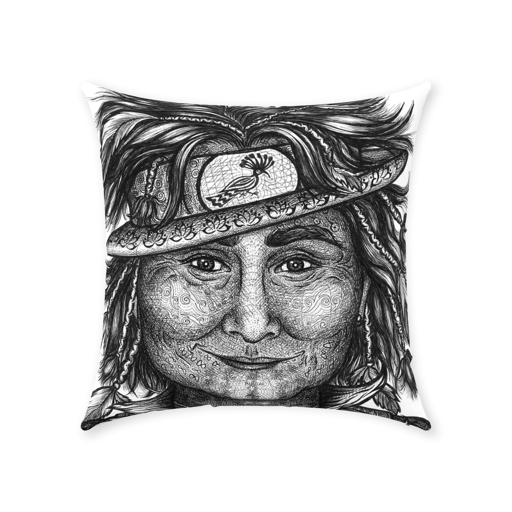 the-wisdom-keeper-of-integrity-black-white-cotton-twill-pillow – Wisdom Keepers