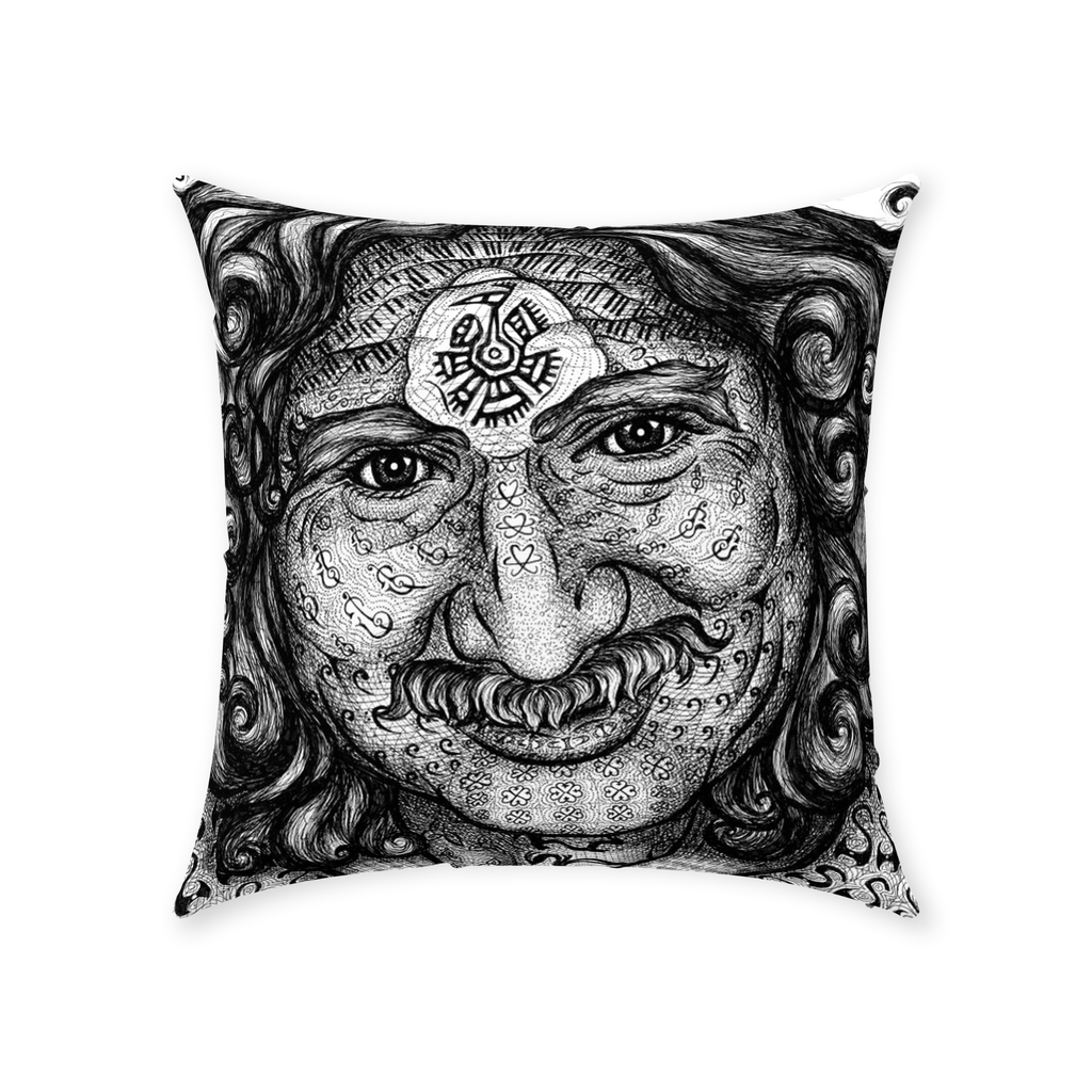 the-wisdom-keeper-of-self-assurance-black-white-cotton-twill-pillow – Wisdom Keepers