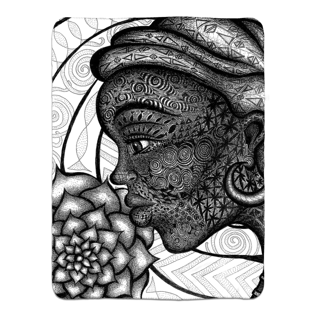 the-wisdom-keeper-of-simplicity-black-white-fleece-sherpa-blanket – Wisdom Keepers