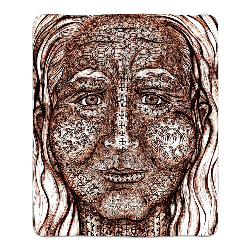 the-wisdom-keeper-of-transmutation-brown-white-fleece-sherpa-blanket – Wisdom Keepers
