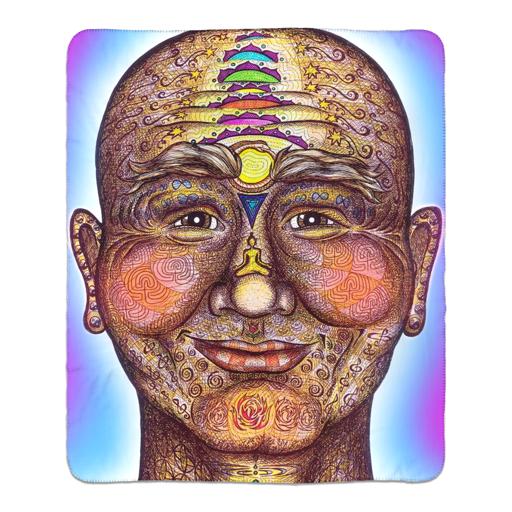 the-wisdom-keeper-of-non-attachment-celebration-full-color-fleece-sherpa-blanket – Wisdom Keepers