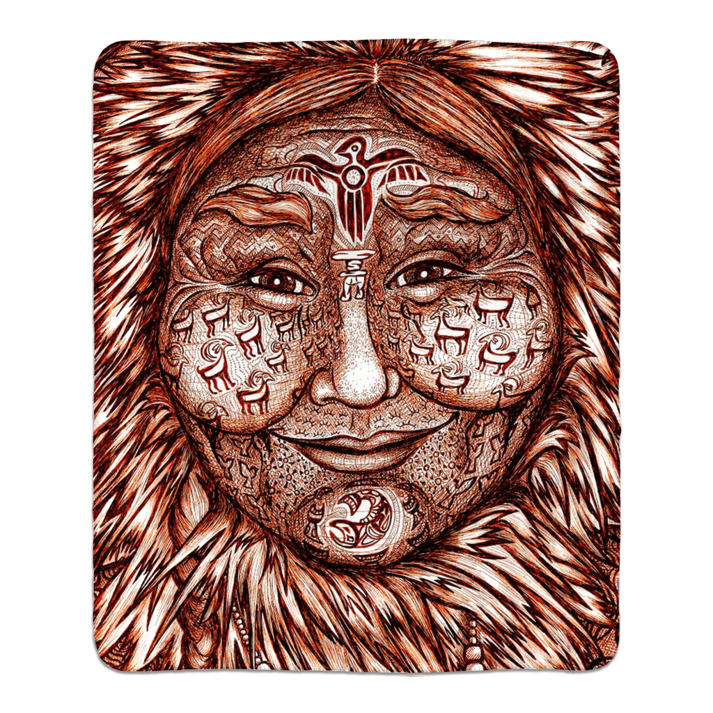 the-wisdom-keeper-of-expansion-superabundance-brown-white-fleece-sherpa-blanket – Wisdom Keepers