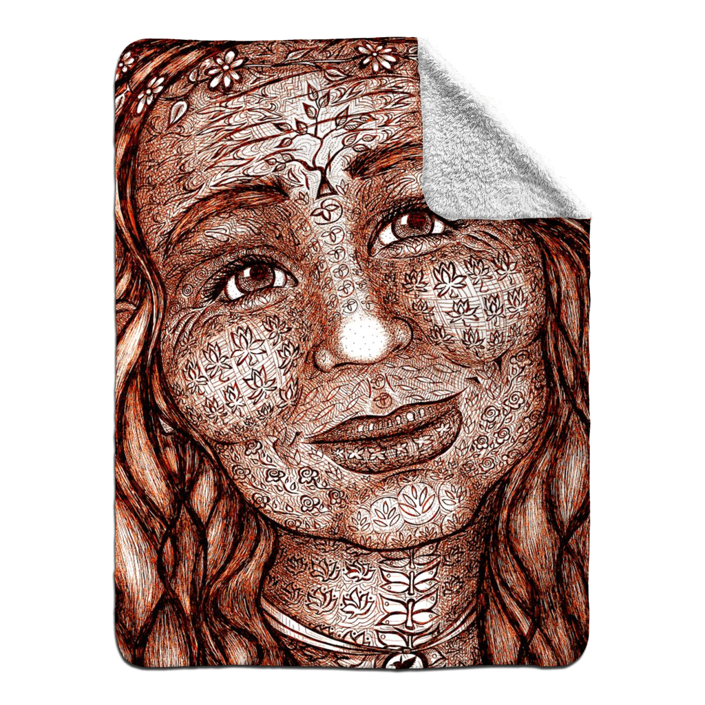the-wisdom-keeper-of-imagination-brown-white-fleece-sherpa-blanket – Wisdom Keepers