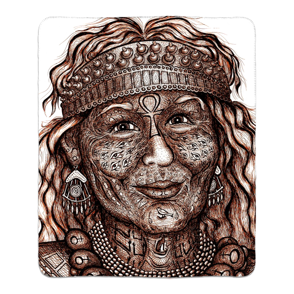 the-wisdom-keeper-of-anticipation-emanation-brown-white-fleece-sherpa-blanket – Wisdom Keepers