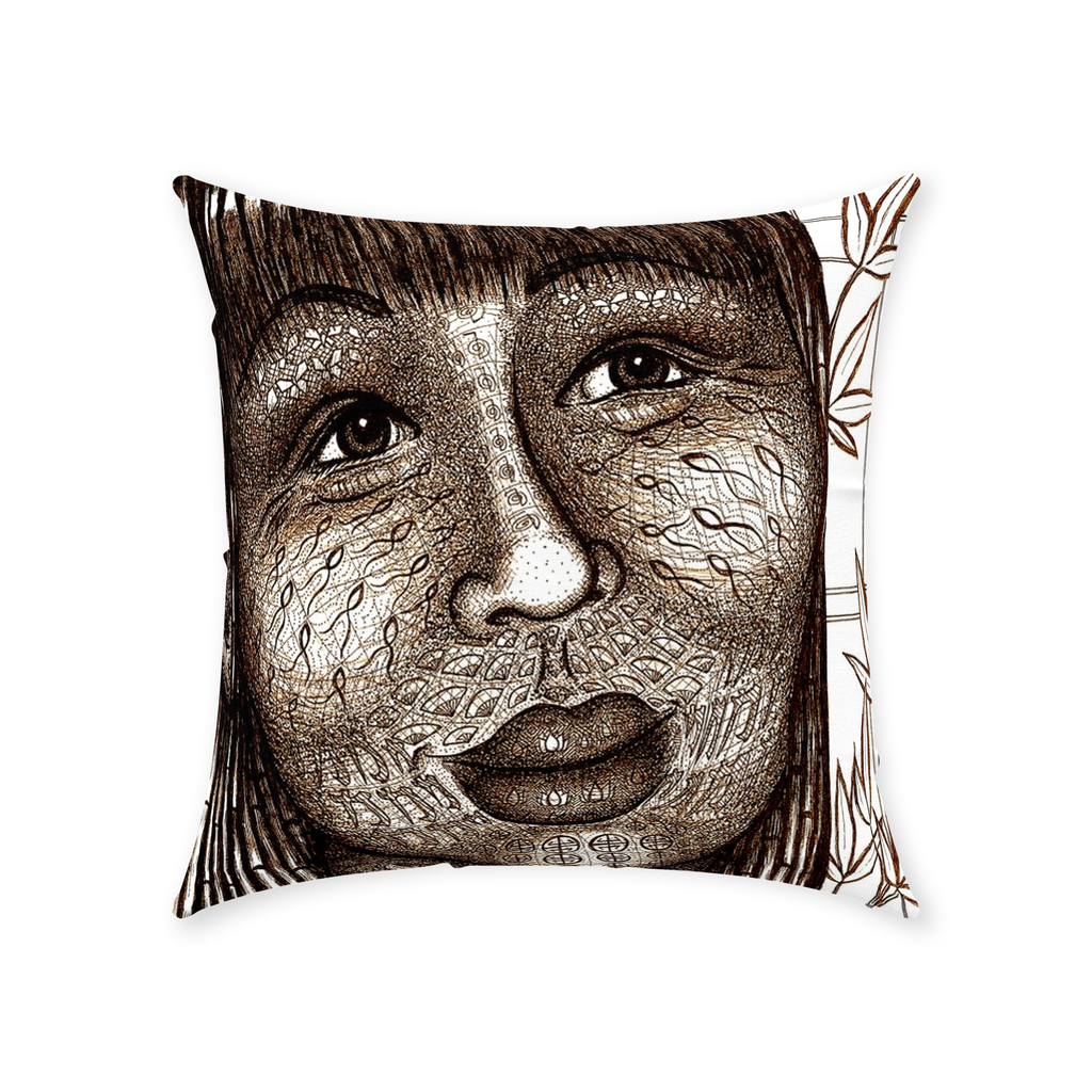 the-wisdom-keeper-of-naturalness-brown-white-cotton-twill-pillow – Wisdom Keepers