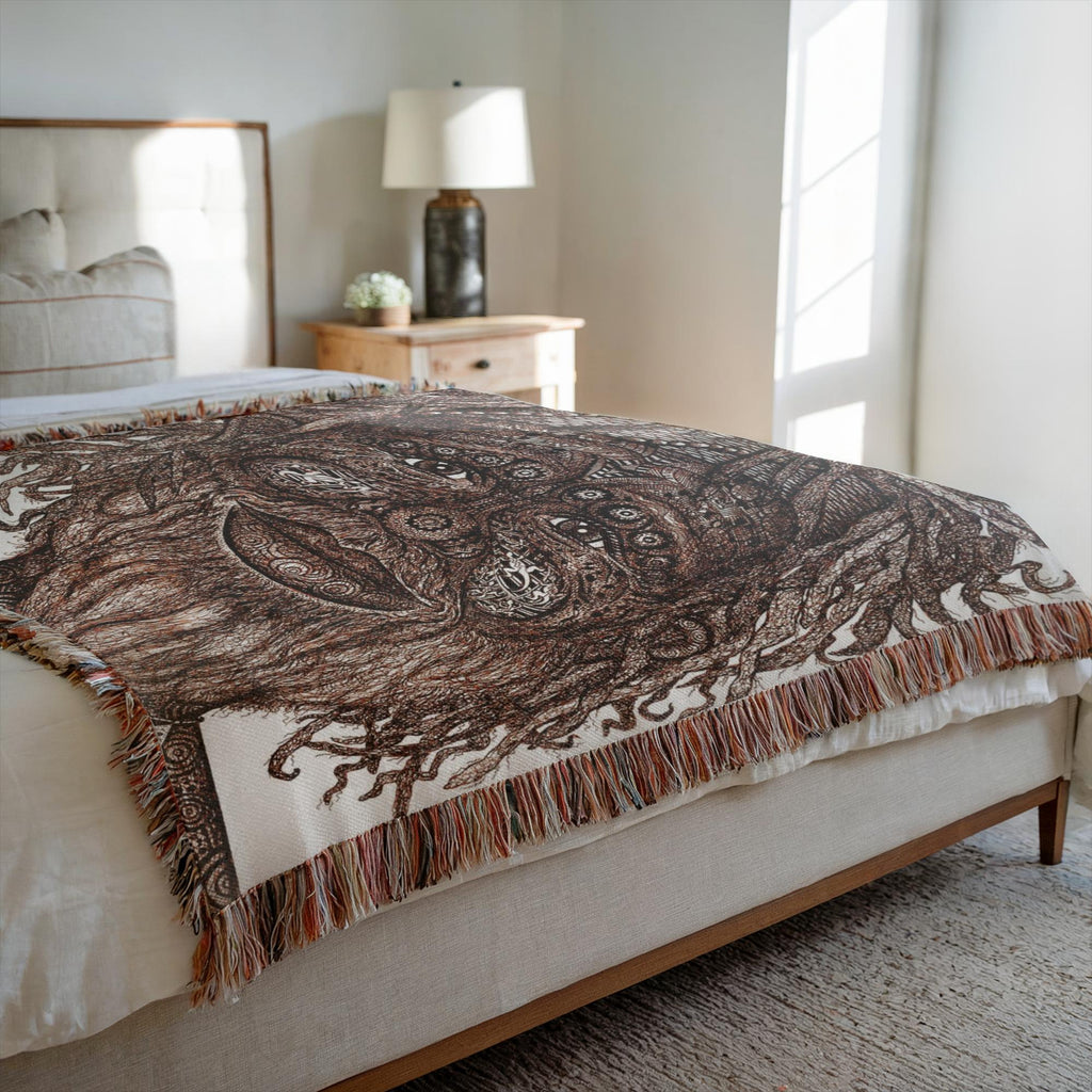 the-wisdom-keeper-of-orientation-unity-brown-white-woven-blanket – Wisdom Keepers