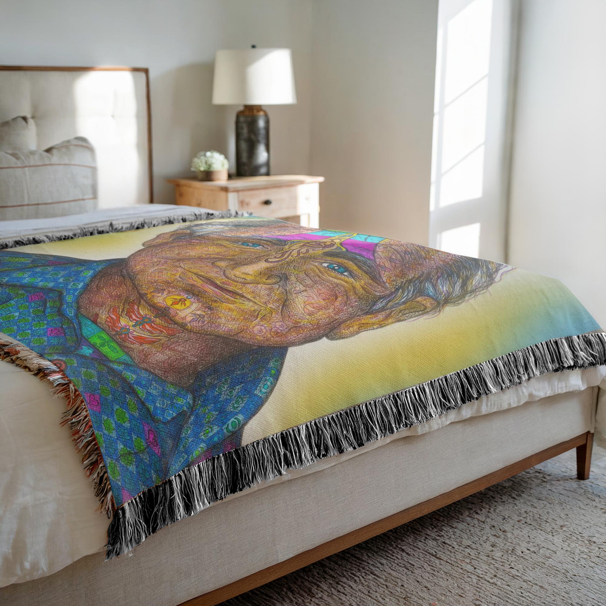 the-wisdom-keeper-of-lightness-full-color-woven-blanket – Wisdom Keepers