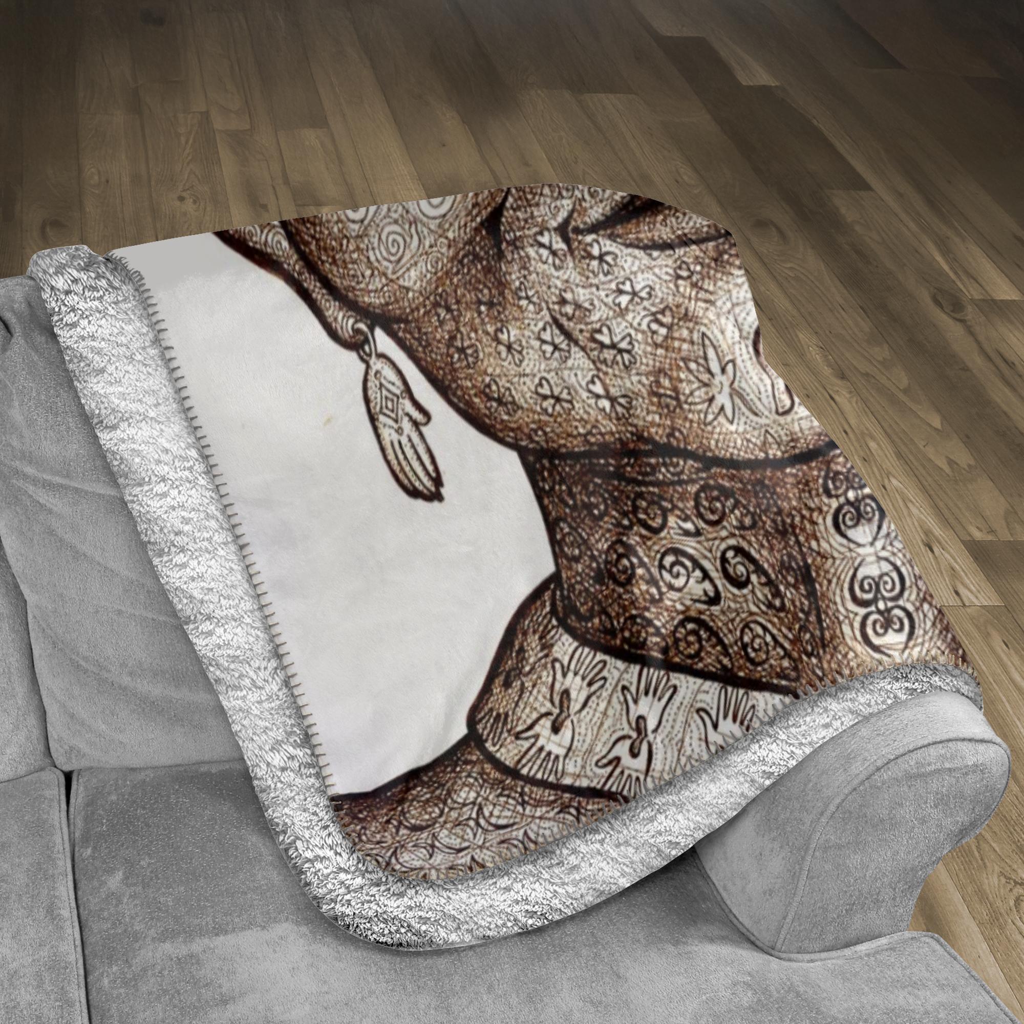 the-wisdom-keeper-of-intimacy-brown-white-fleece-sherpa-blanket – Wisdom Keepers