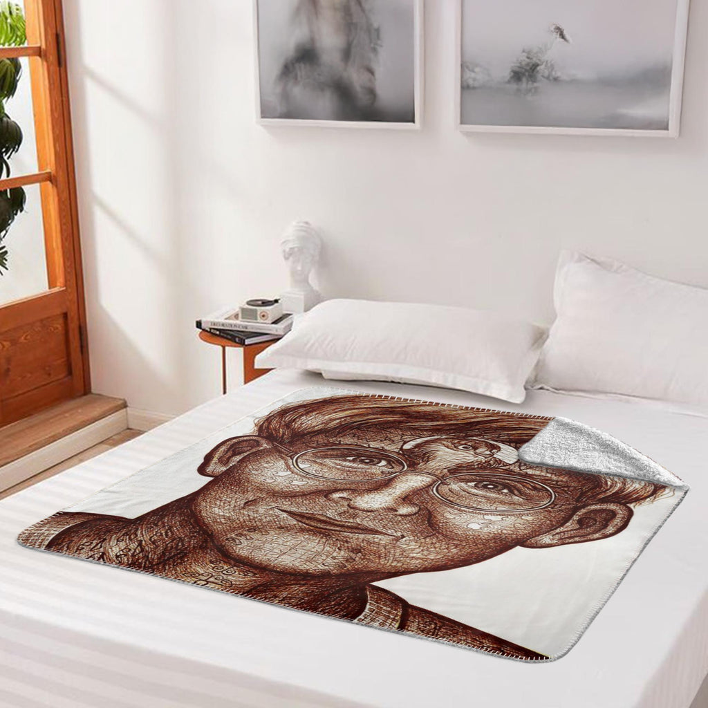the-wisdom-keeper-of-insight-brown-white-fleece-sherpa-blanket – Wisdom Keepers