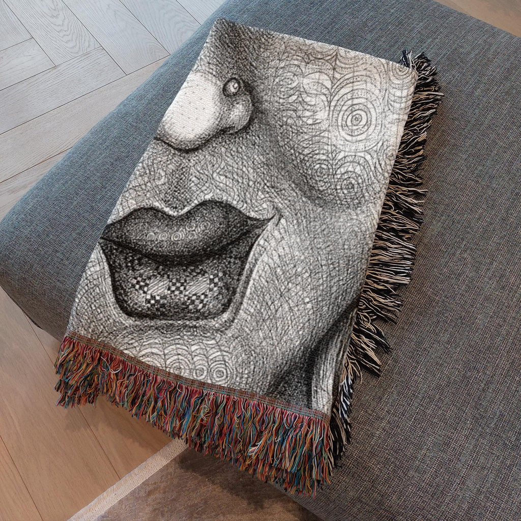 the-wisdom-keeper-of-graciousness-black-white-woven-blanket – Wisdom Keepers