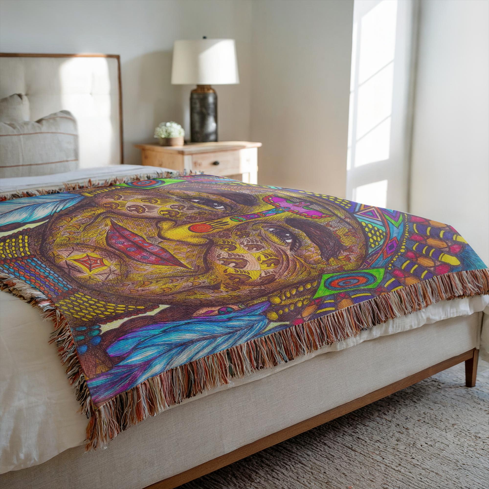the-wisdom-keeper-of-leadership-full-color-woven-blanket – Wisdom Keepers